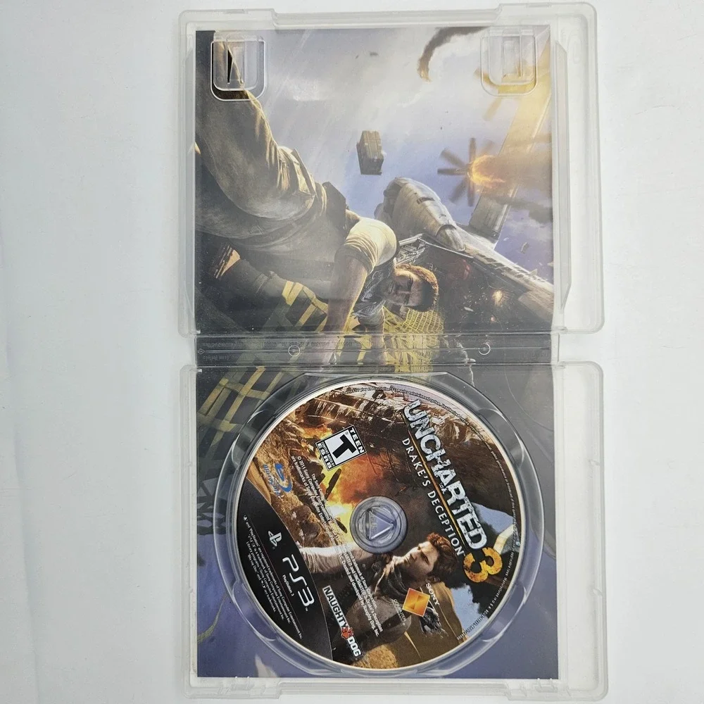 PS3 Uncharted 2 and 3 GH, Infamous, Destiny Playstation 3 Game Bundle Lot of 4